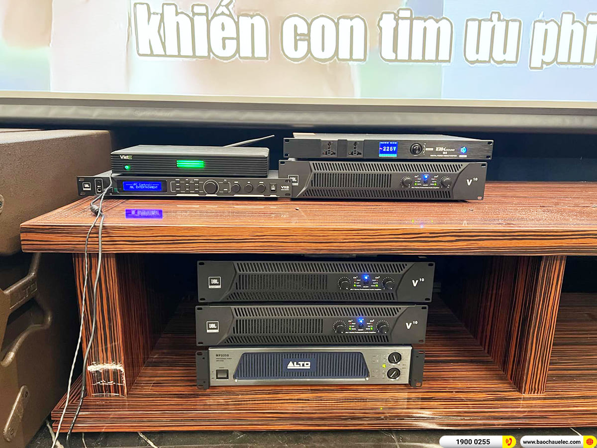 Lắp đặt d&agrave;n karaoke Alto, m&aacute;y chiếu gần 360tr cho chị Kim Cương ở B&igrave;nh Phước