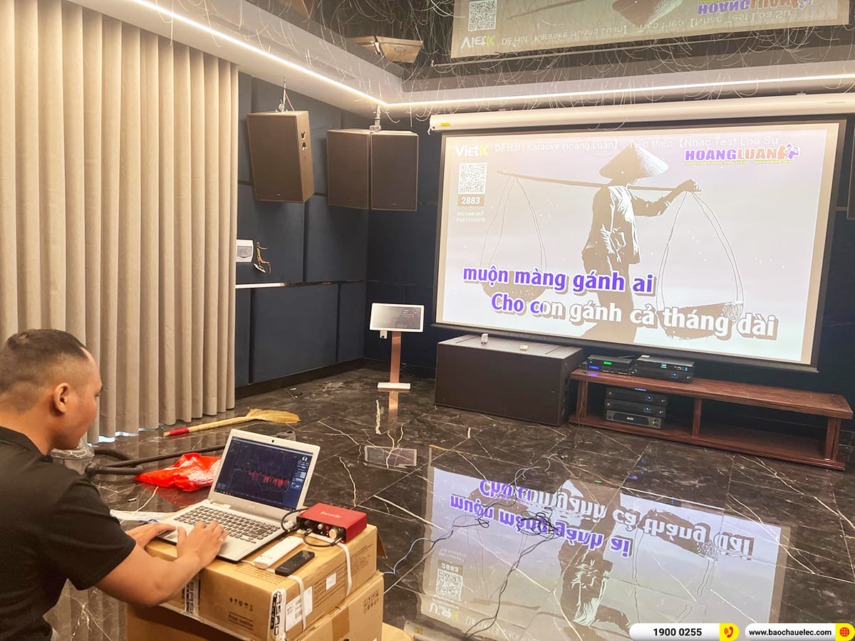 Lắp đặt d&agrave;n karaoke Alto, m&aacute;y chiếu gần 360tr cho chị Kim Cương ở B&igrave;nh Phước