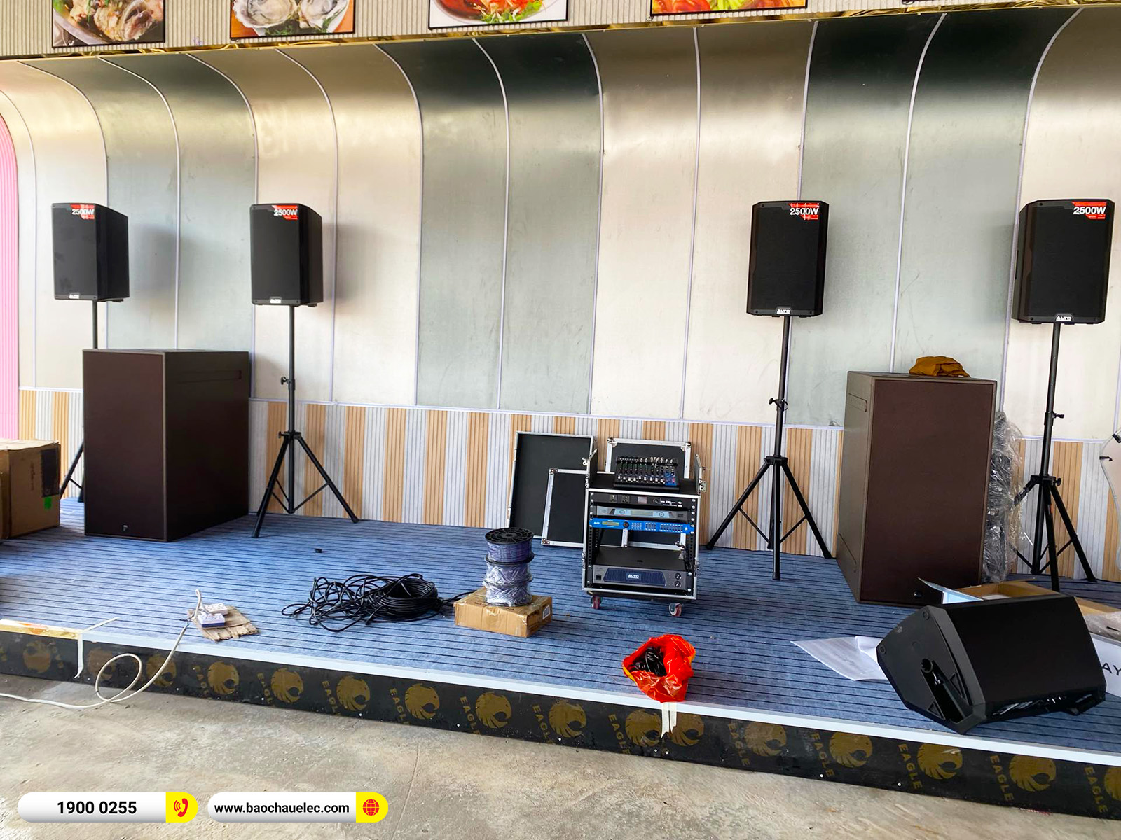Lắp đặt d&agrave;n &acirc;m thanh Alto cho nh&agrave; h&agrave;ng