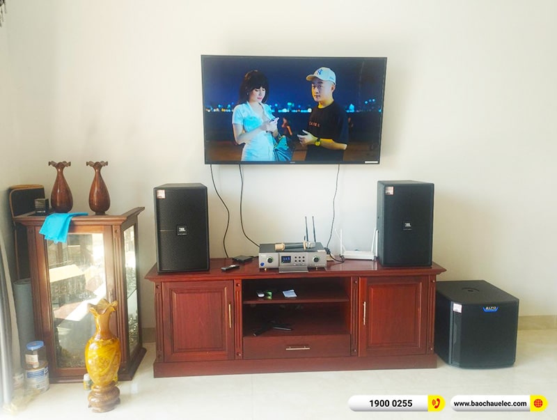 Lắp đặt d&agrave;n karaoke JBL gần 46tr cho anh Ba tại Đồng Nai (JBL KP2012 G2, Denon Pro DP-N1600, Alto TS12S)