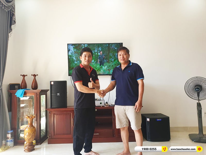 Lắp đặt d&agrave;n karaoke JBL gần 46tr cho anh Ba tại Đồng Nai (JBL KP2012 G2, Denon Pro DP-N1600, Alto TS12S)