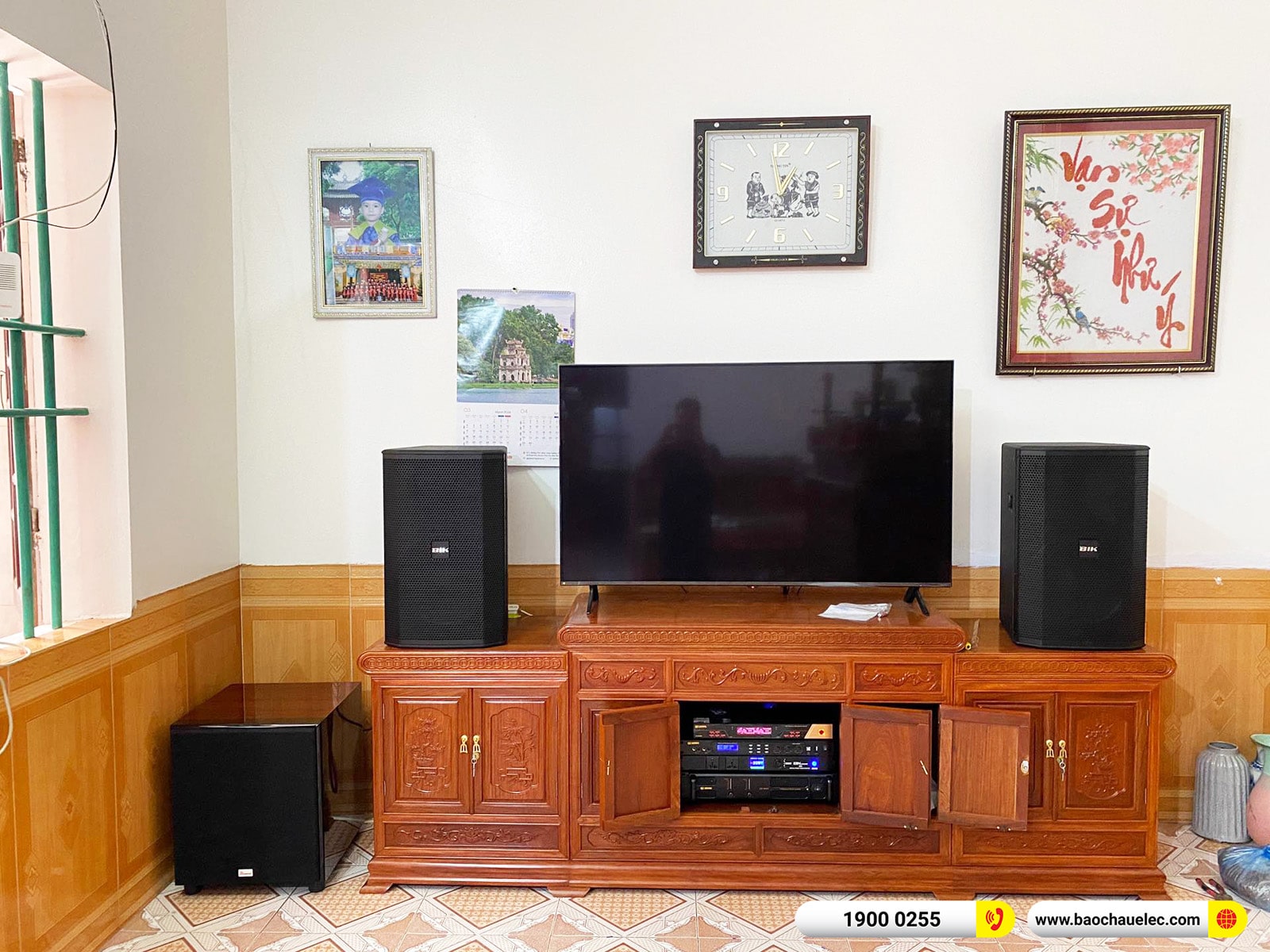 Lắp đặt d&agrave;n karaoke BIK gần 45tr cho anh Bắc tại Bắc Ninh
