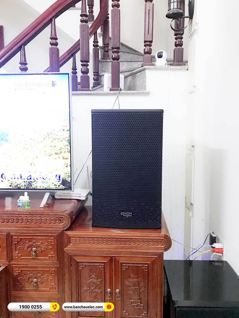 Lắp đặt d&agrave;n karaoke Denon hơn 38tr cho anh Bảo tại Nam Định 