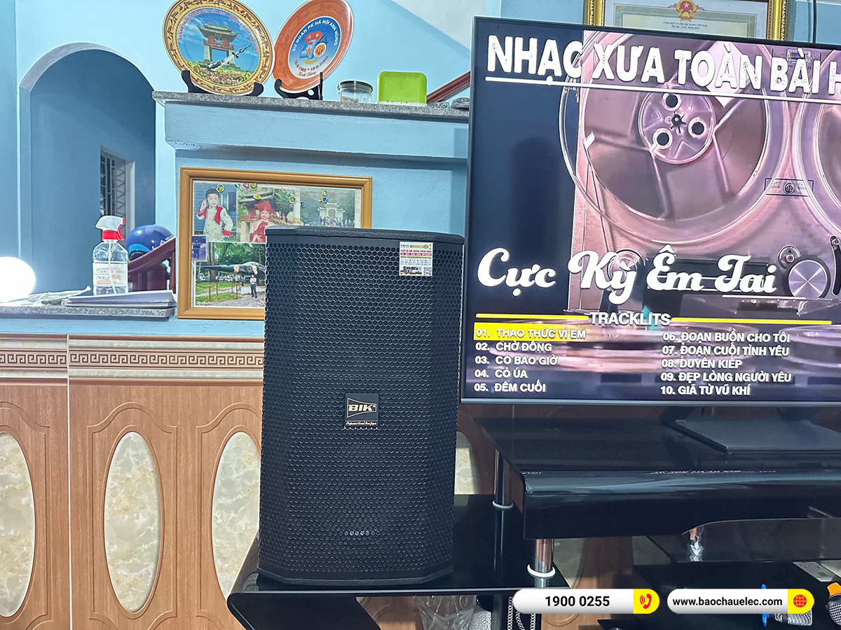 Lắp đặt dàn karaoke BIK hơn 25tr cho anh Bảy tại Hà Nội