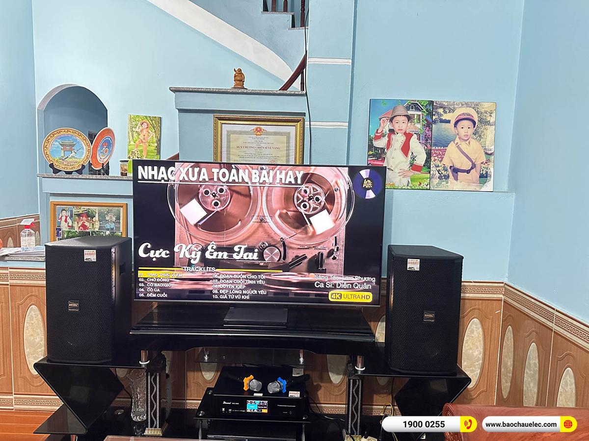 Lắp đặt dàn karaoke BIK hơn 25tr cho anh Bảy tại Hà Nội