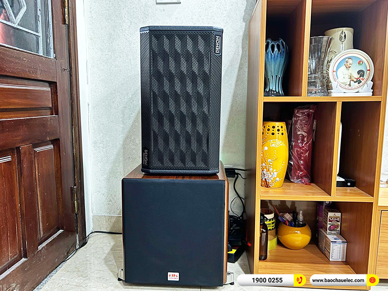 Lắp đặt d&agrave;n karaoke Denon gần 30tr cho anh Căn tại H&agrave; Nội (Denon DP-R310, BKSound DKA 6500, SW512C)