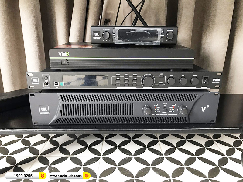 Lắp đặt d&agrave;n karaoke JBL hơn 68tr cho anh Cảnh tại Nam Định (JBL MTS12, JBL V8, JBL VX8, JBL A120P, VM300)