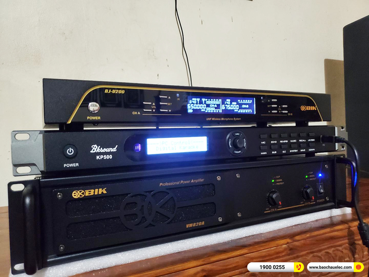 Lắp đặt d&agrave;n karaoke JBL hơn 50tr cho anh Cao tại H&agrave; Nội