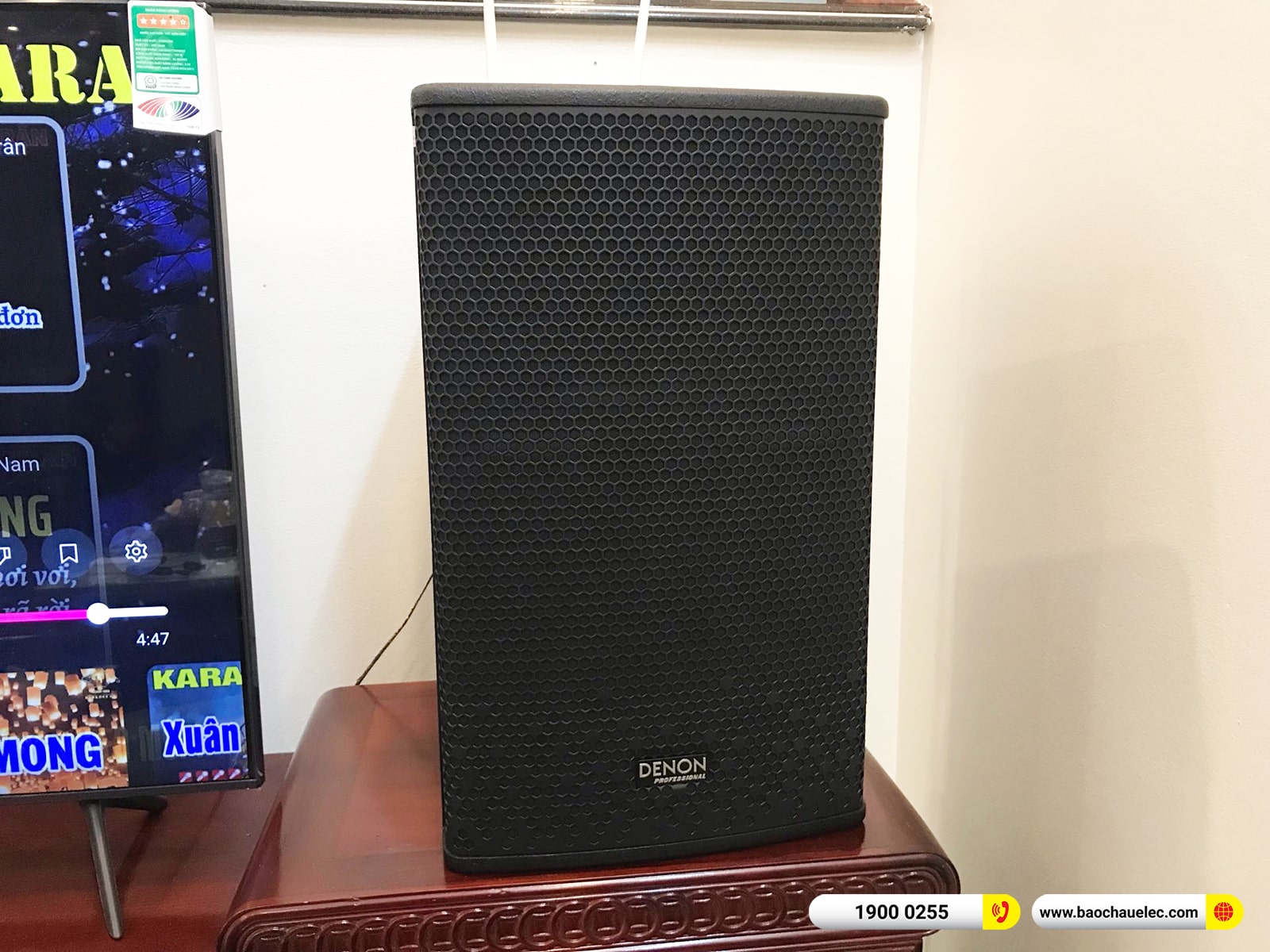 Lắp đặt d&agrave;n karaoke Denon hơn 33tr cho anh Ch&iacute; tại Nam Định 