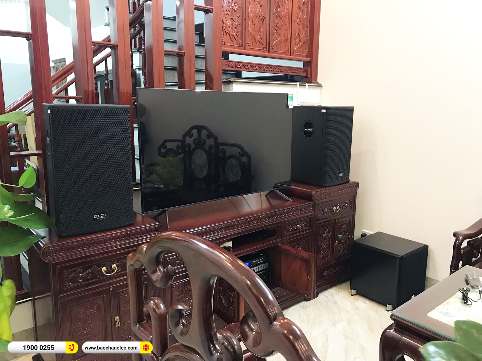 Lắp đặt d&agrave;n karaoke Denon hơn 33tr cho anh Ch&iacute; tại Nam Định 