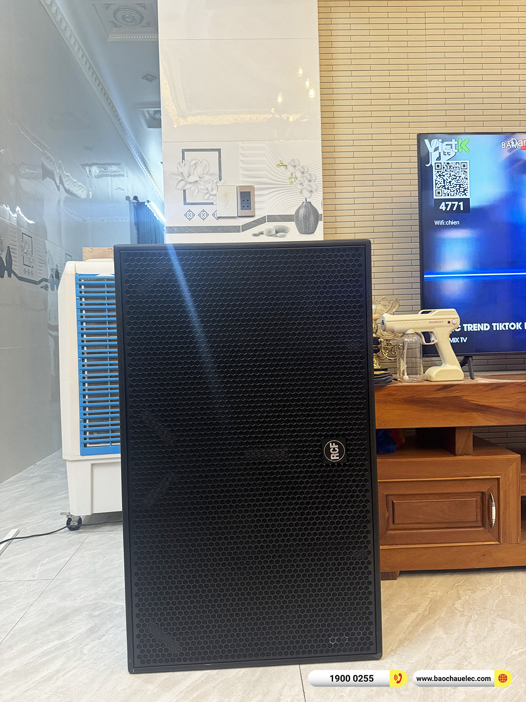 Lắp đặt d&agrave;n karaoke RCF hơn 351tr cho anh Chiến tại Quảng Ng&atilde;i