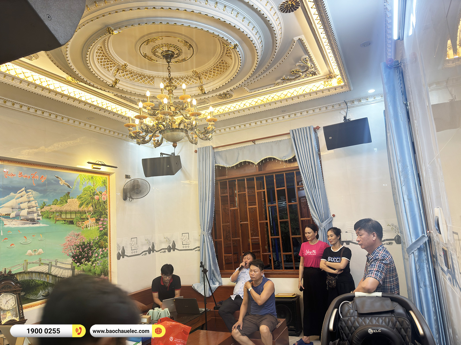 Lắp đặt d&agrave;n karaoke RCF hơn 351tr cho anh Chiến tại Quảng Ng&atilde;i