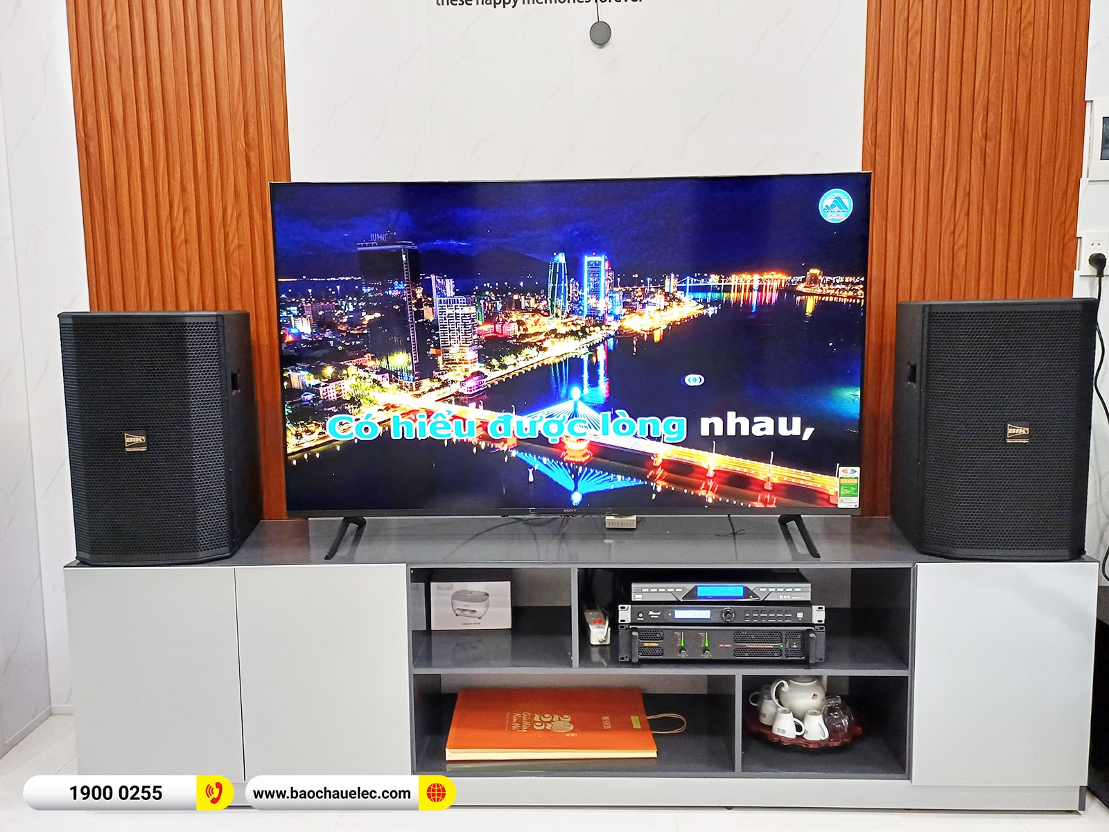 Lắp đặt dàn karaoke BIK hơn 39tr cho anh Chung tại Đà Nẵng
