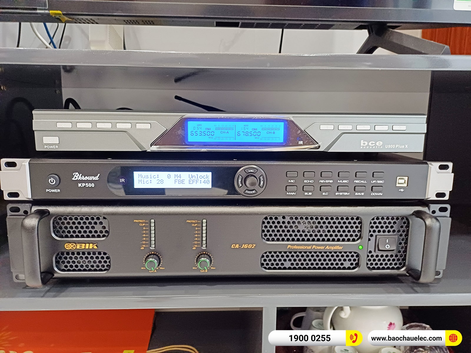 Lắp đặt dàn karaoke BIK hơn 39tr cho anh Chung tại Đà Nẵng