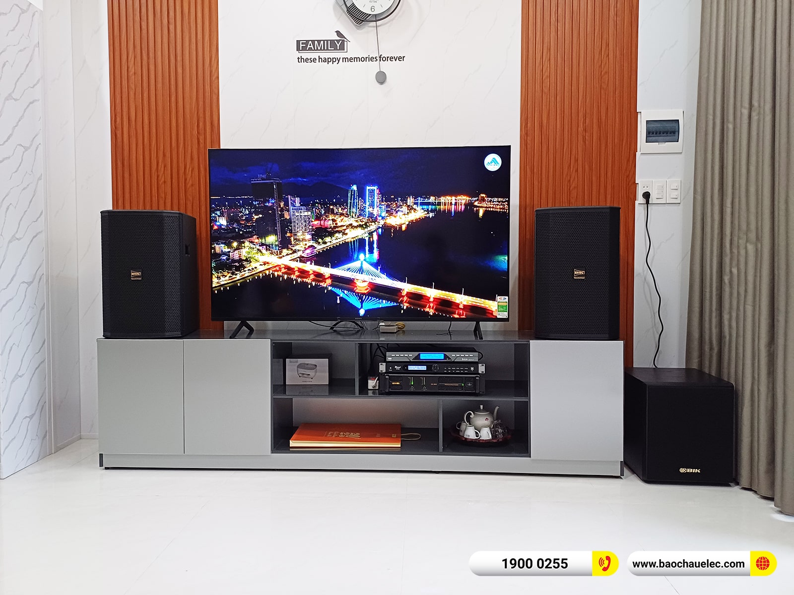 Lắp đặt dàn karaoke BIK hơn 39tr cho anh Chung tại Đà Nẵng