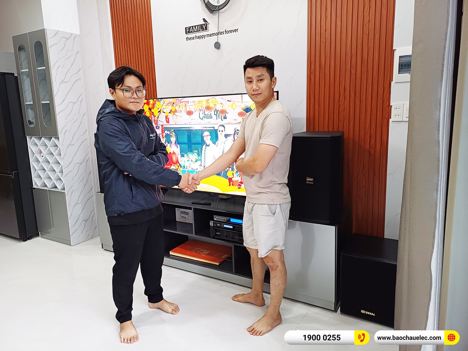 Lắp đặt dàn karaoke BIK hơn 39tr cho anh Chung tại Đà Nẵng