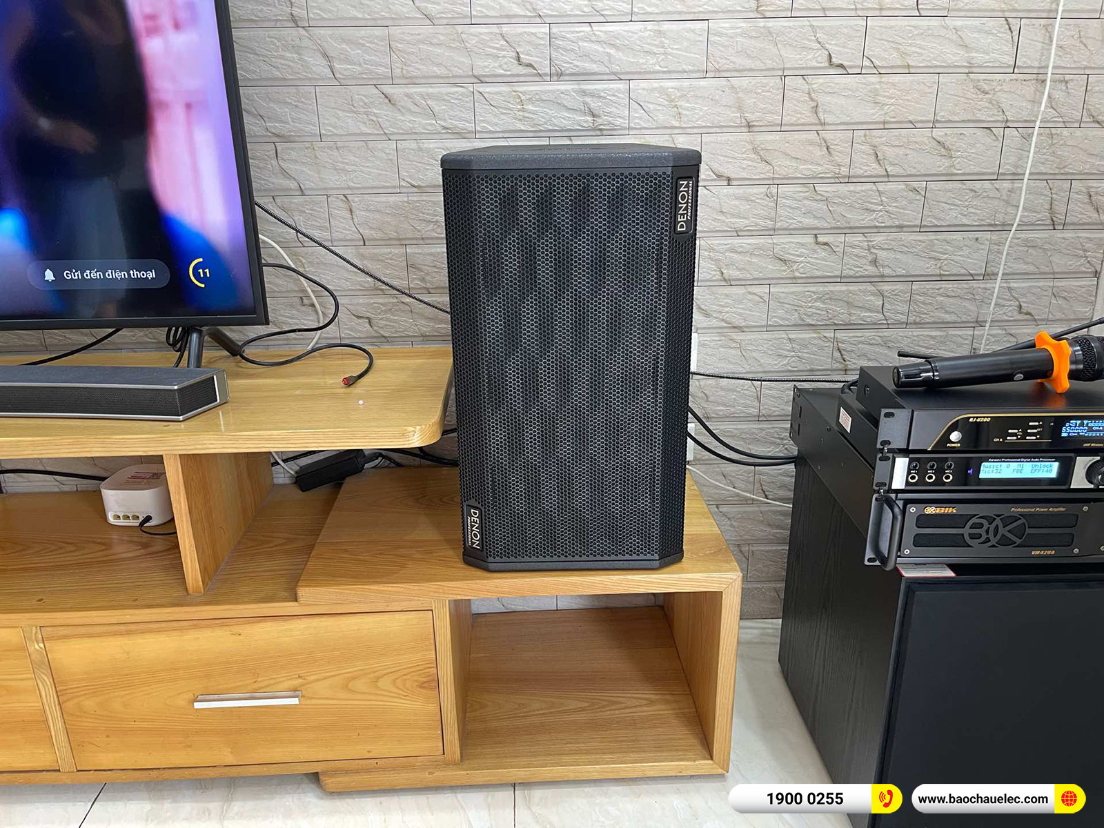 Lắp đặt dàn karaoke Denon hơn 32tr cho anh Chung tại Hà Nội