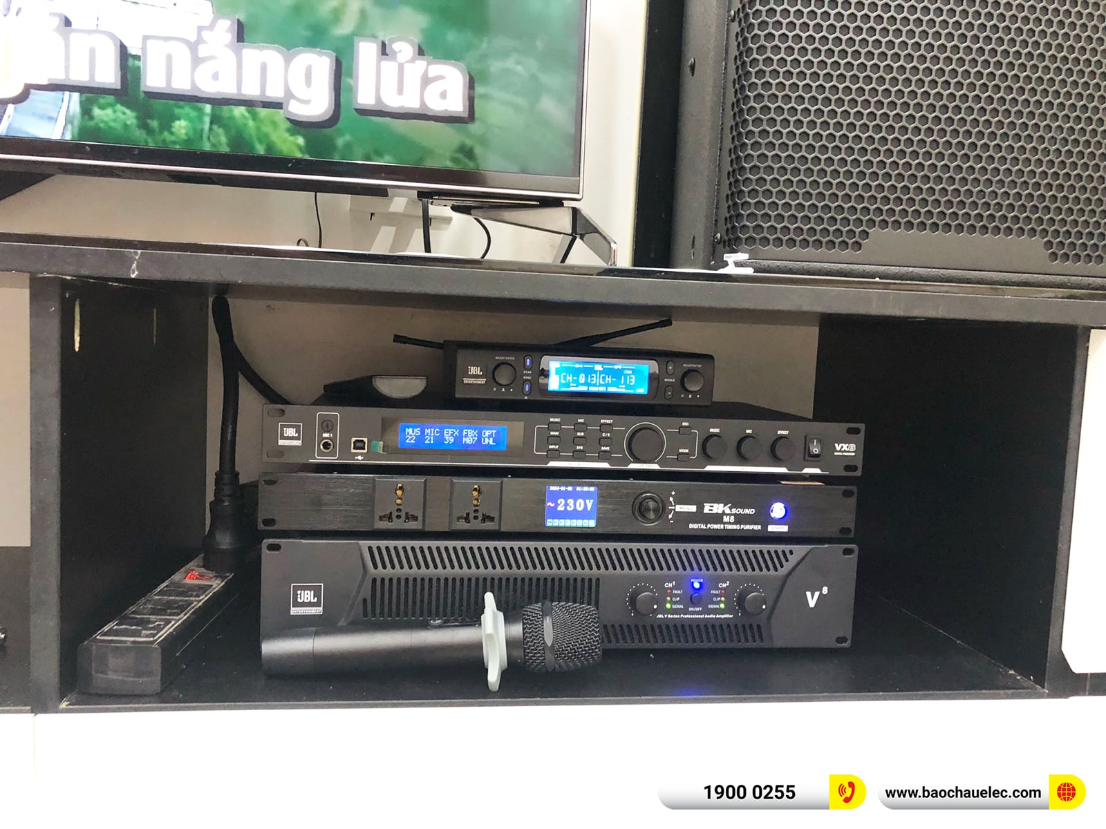 Lắp đặt d&agrave;n karaoke JBL hơn 83tr cho anh C&ocirc;ng tại H&agrave; Nam