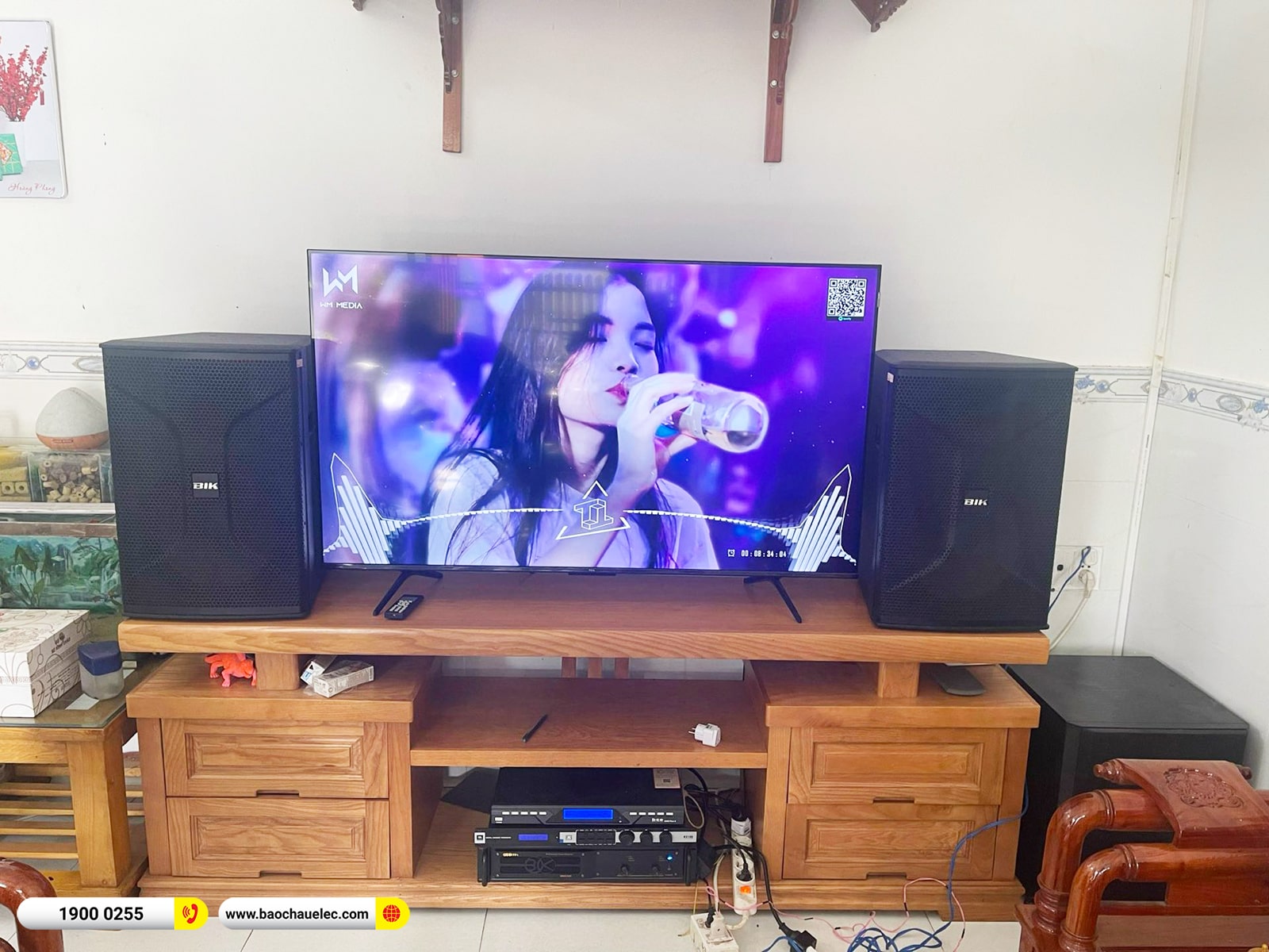 Lắp đặt d&agrave;n karaoke BIK gần 30tr cho anh Cường tại Đồng Nai 