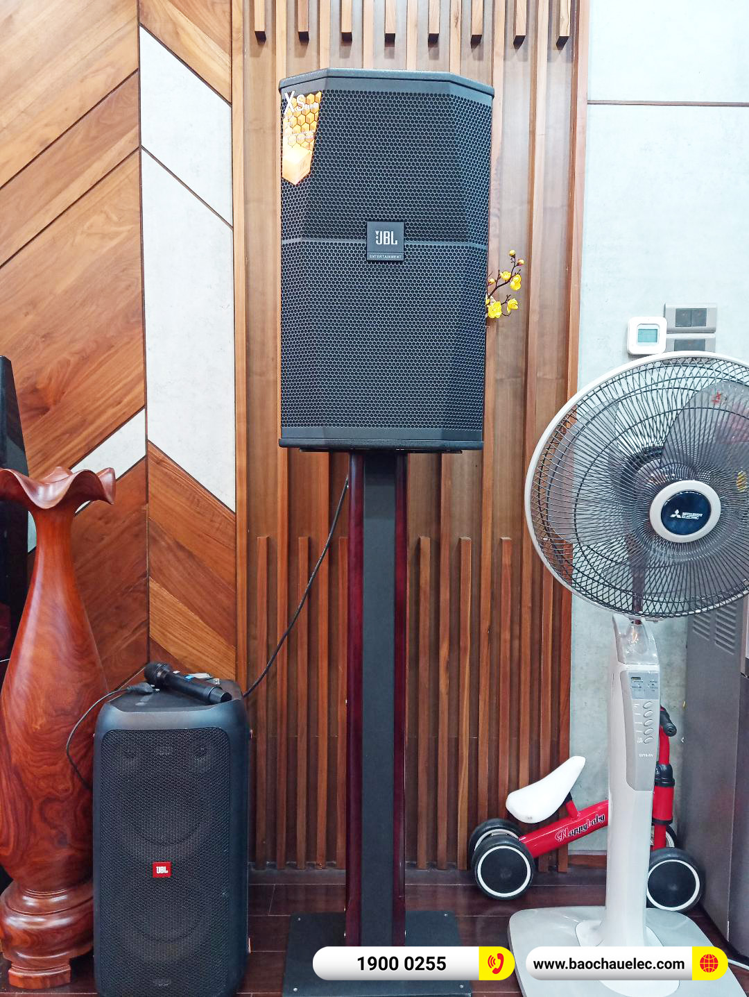 Lắp đặt d&agrave;n karaoke JBL hơn 90tr cho anh Cường tại H&agrave; Nội 