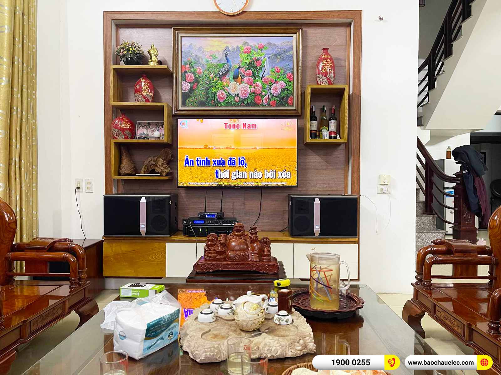 Lắp đặt dàn karaoke JBL gần 46tr cho anh Cường tại Vĩnh Phúc