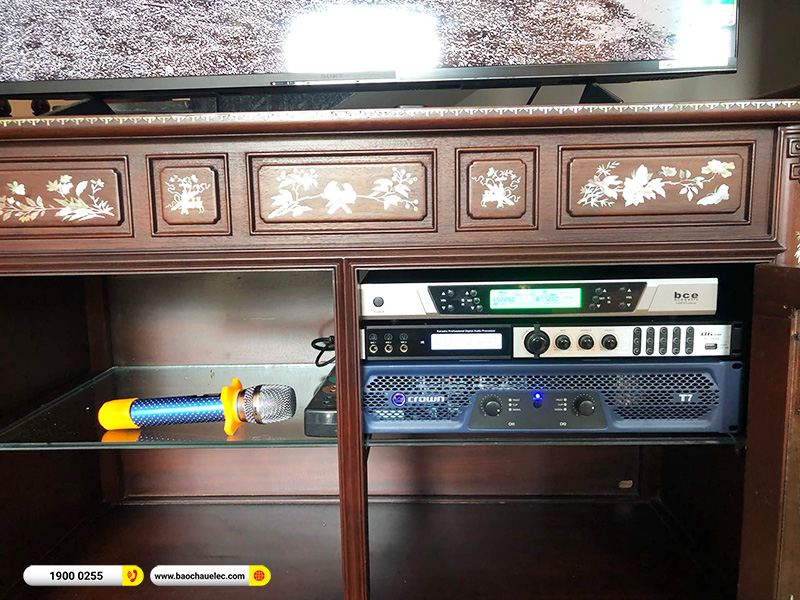 Lắp đặt d&agrave;n karaoke JBL gần 47tr cho anh Đại tại Hải Dương