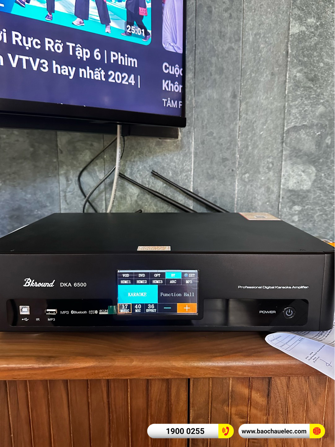 Lắp đặt d&agrave;n karaoke BMB hơn 22tr cho anh Đại tại H&agrave; Nội