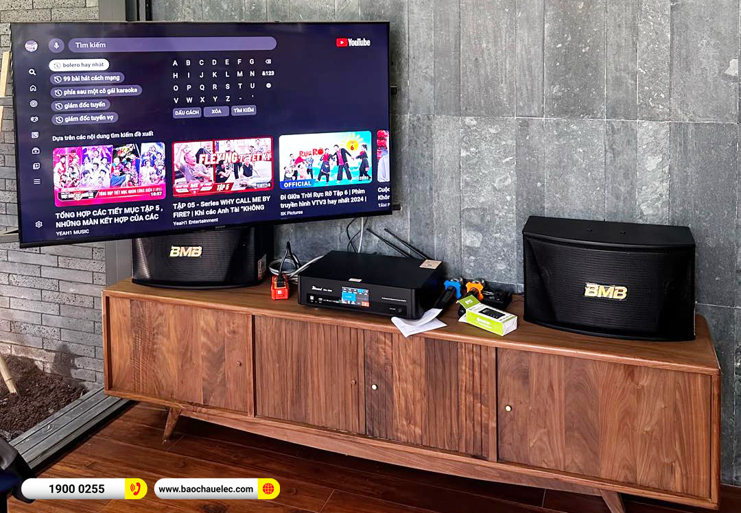 Lắp đặt d&agrave;n karaoke BMB hơn 22tr cho anh Đại tại H&agrave; Nội