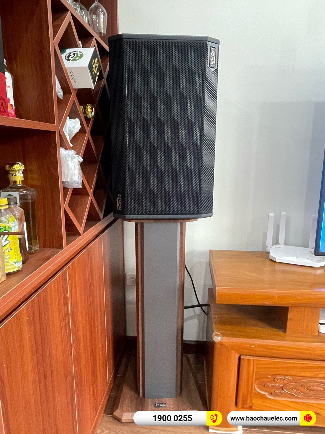 Lắp đặt d&agrave;n karaoke Denon hơn 45tr cho anh Đại tại Hải Ph&ograve;ng 