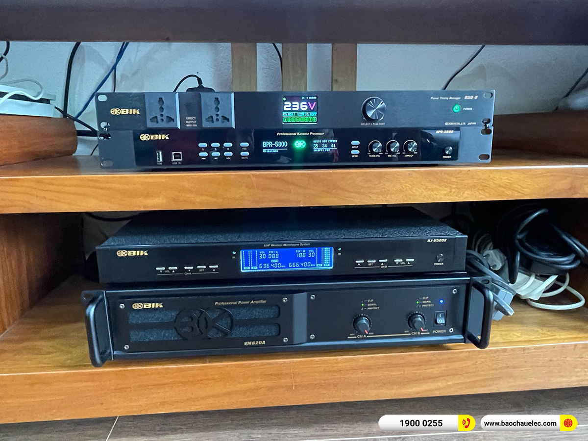Lắp đặt d&agrave;n karaoke Denon hơn 45tr cho anh Đại tại Hải Ph&ograve;ng 