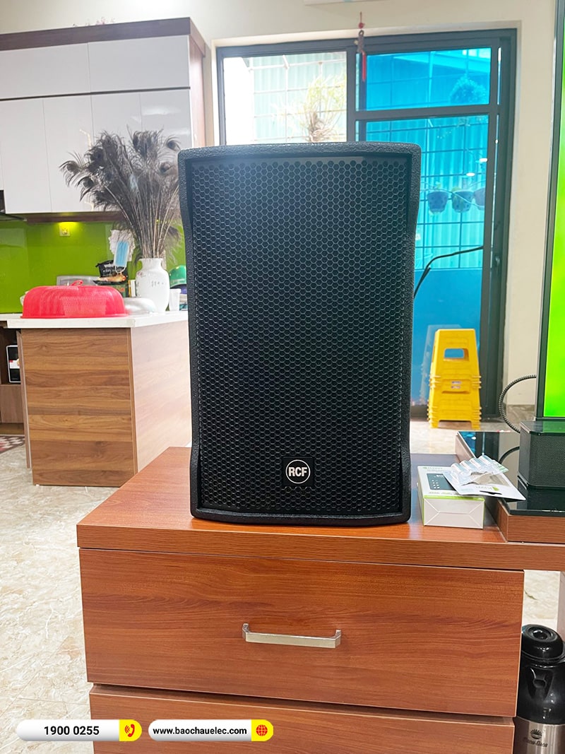 Lắp đặt d&agrave;n karaoke hơn 88tr cho anh Đạo tại H&agrave; Nội (RCF CMAX 4110, JBL V8, JBL VX8, A120P, VM300)