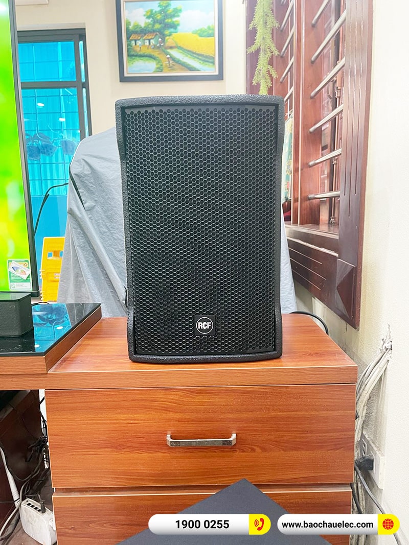 Lắp đặt d&agrave;n karaoke hơn 88tr cho anh Đạo tại H&agrave; Nội (RCF CMAX 4110, JBL V8, JBL VX8, A120P, VM300)
