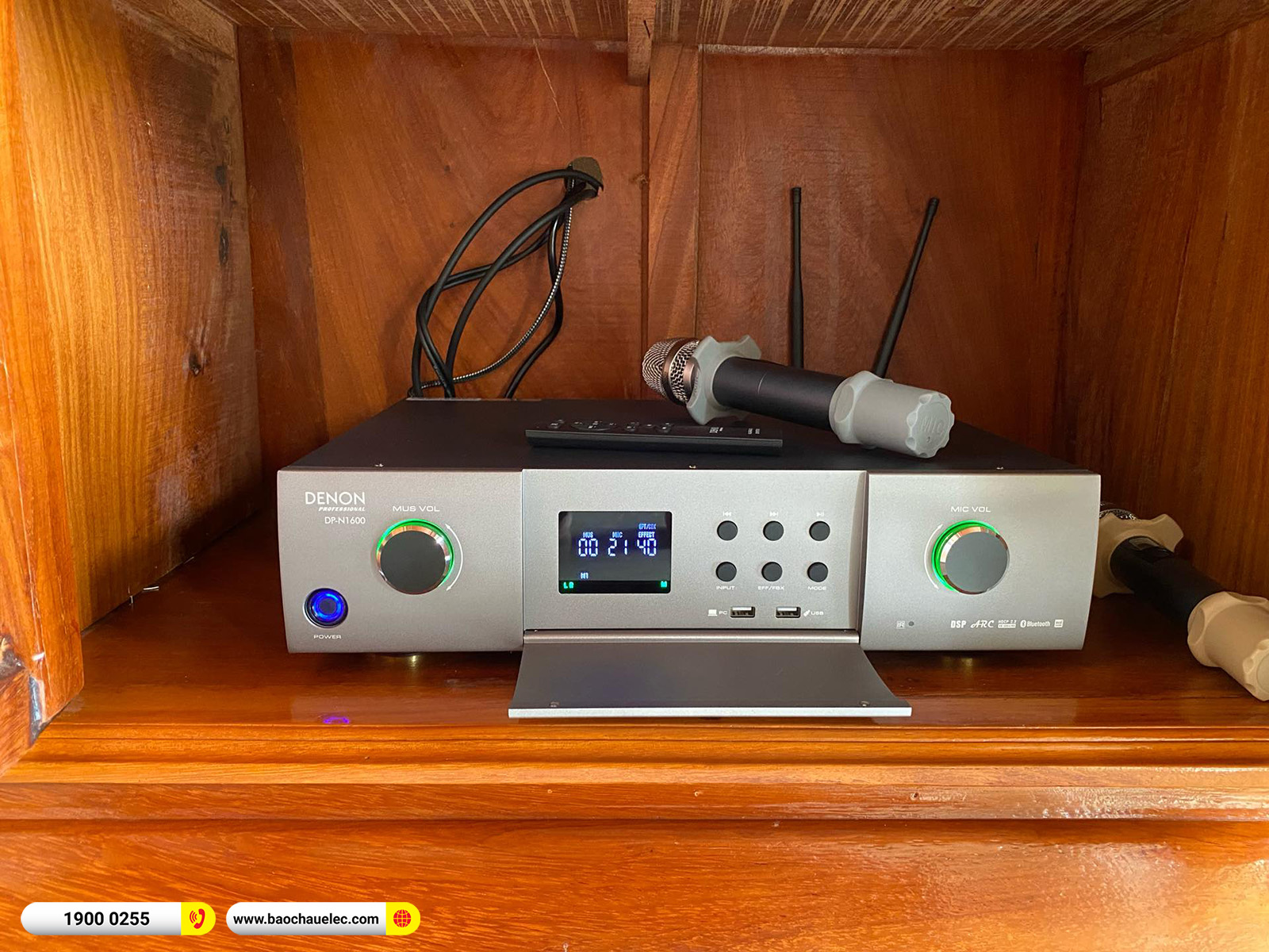 Lắp đặt d&agrave;n karaoke Denon gần 37tr cho anh Đạt tại Nam Định
