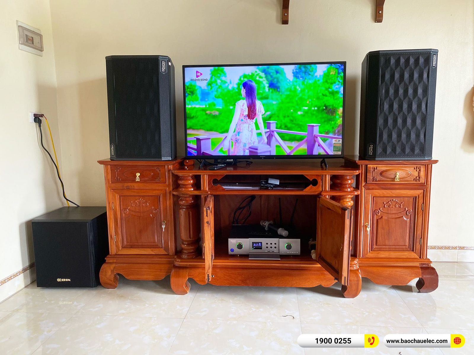 Lắp đặt d&agrave;n karaoke Denon gần 37tr cho anh Đạt tại Nam Định