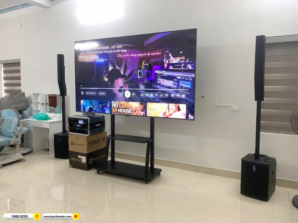 Lắp đặt dàn karaoke Electro Voice Evolve hơn 90tr cho anh Đạt tại Phú Thọ