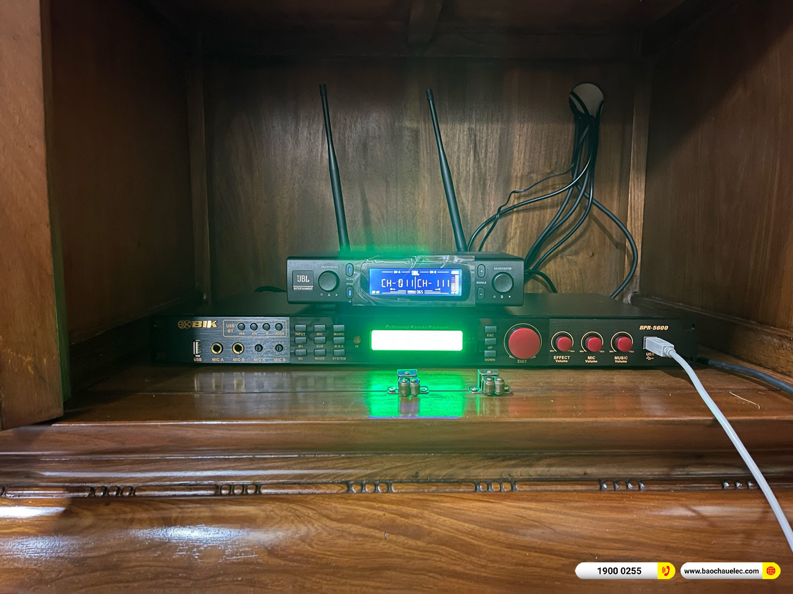 Lắp đặt d&agrave;n karaoke JBL hơn 71tr cho anh Điệp tại H&agrave; Nội