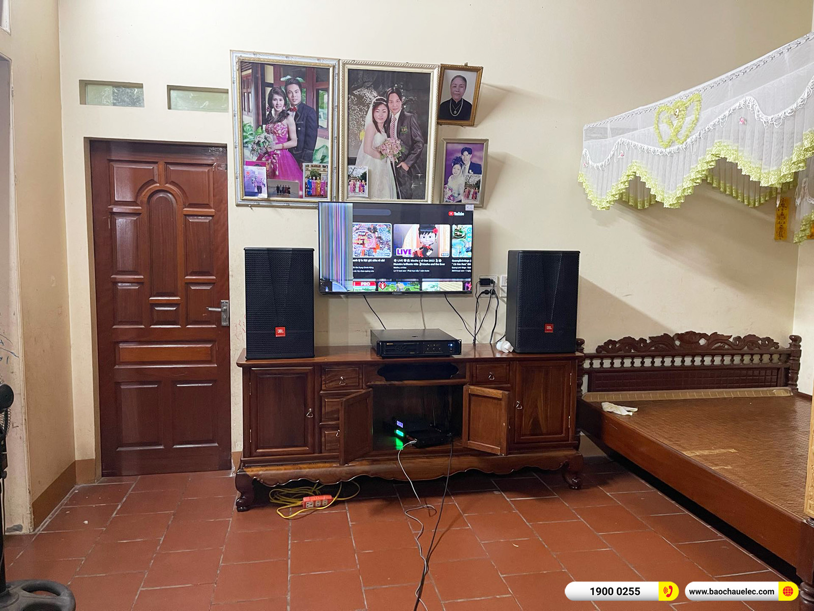 Lắp đặt d&agrave;n karaoke JBL hơn 71tr cho anh Điệp tại H&agrave; Nội