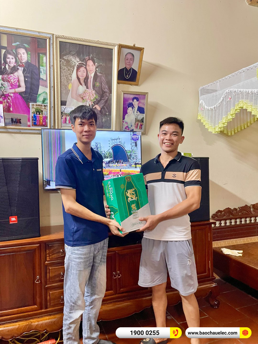Lắp đặt d&agrave;n karaoke JBL hơn 71tr cho anh Điệp tại H&agrave; Nội