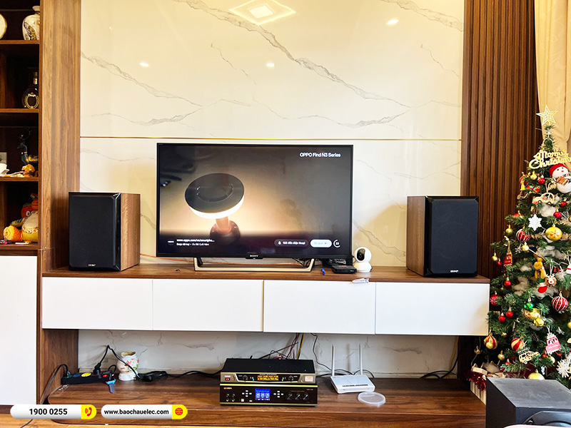 Lắp đặt d&agrave;n karaoke BIK hơn 12tr cho anh Diệu tại H&agrave; Nội (BIK BH-X631, BIK BDA-X33)