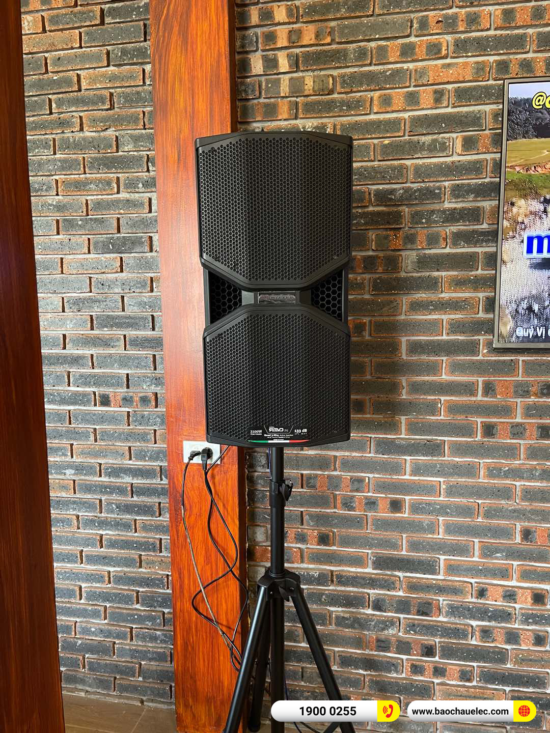 Lắp đặt d&agrave;n karaoke dBTechnologies cho anh Độ tại Th&aacute;i B&igrave;nh