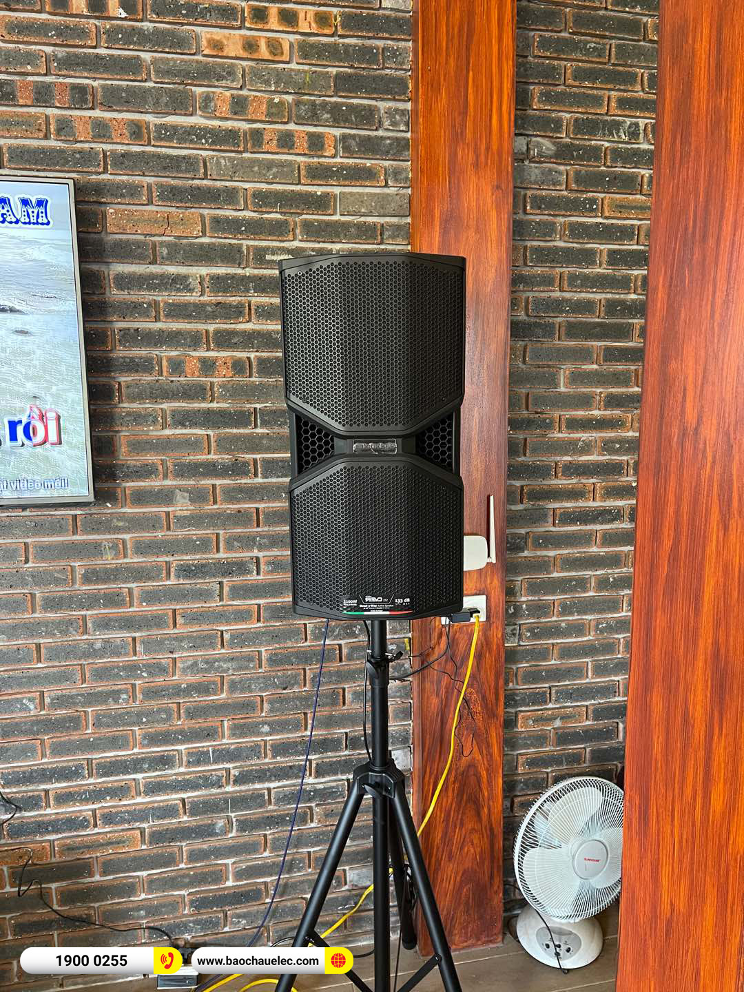 Lắp đặt d&agrave;n karaoke dBTechnologies cho anh Độ tại Th&aacute;i B&igrave;nh