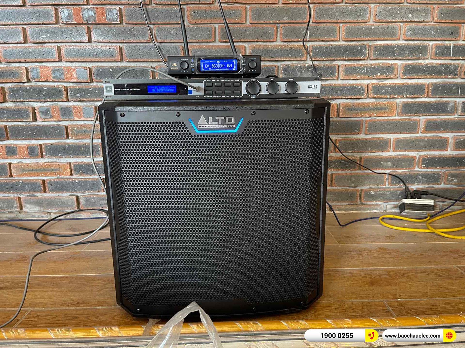 Lắp đặt d&agrave;n karaoke dBTechnologies cho anh Độ tại Th&aacute;i B&igrave;nh