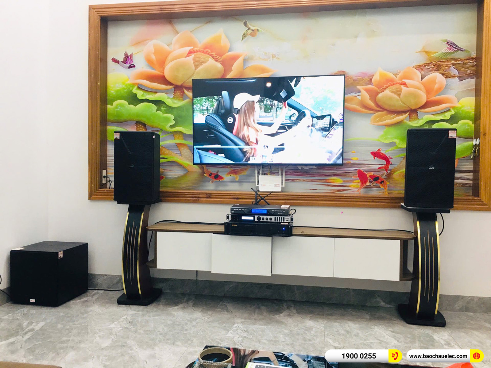 Lắp đặt d&agrave;n karaoke Alto gần 30tr cho anh Đ&ocirc;ng tại Hải Dương 