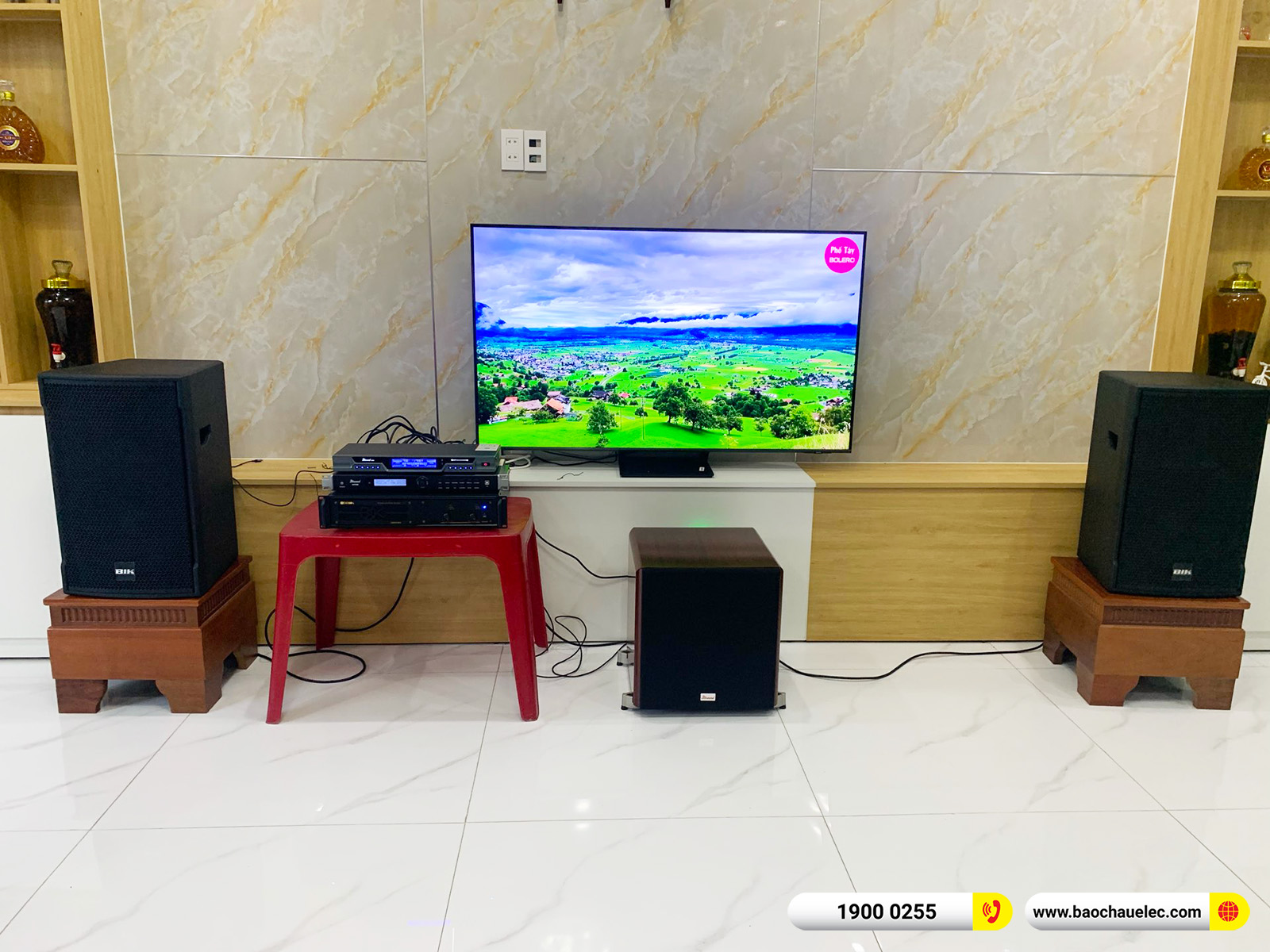 Lắp đặt d&agrave;n karaoke BIK hơn 32tr cho anh Duẩn tại Quảng Nam