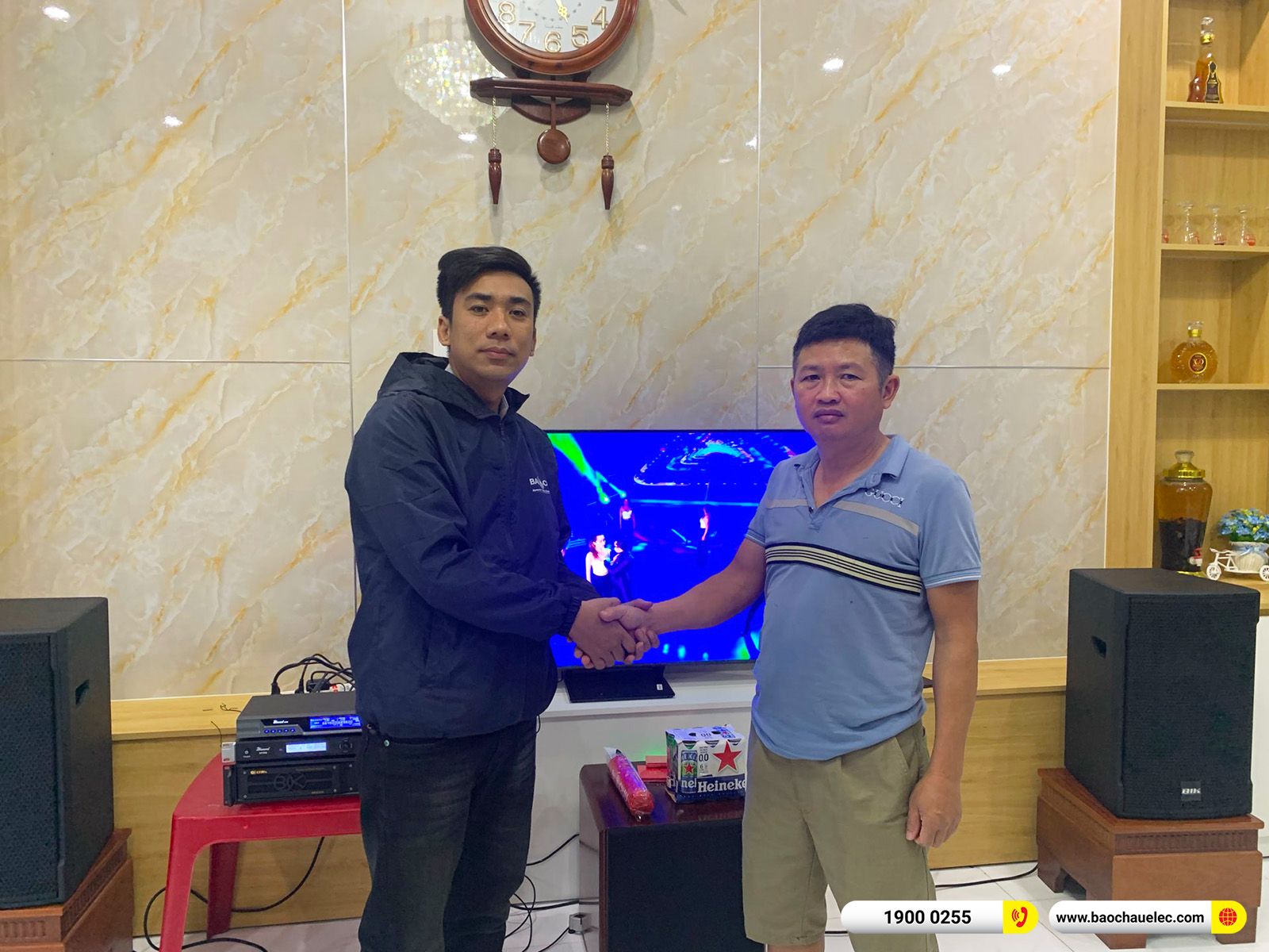 Lắp đặt d&agrave;n karaoke BIK hơn 32tr cho anh Duẩn tại Quảng Nam