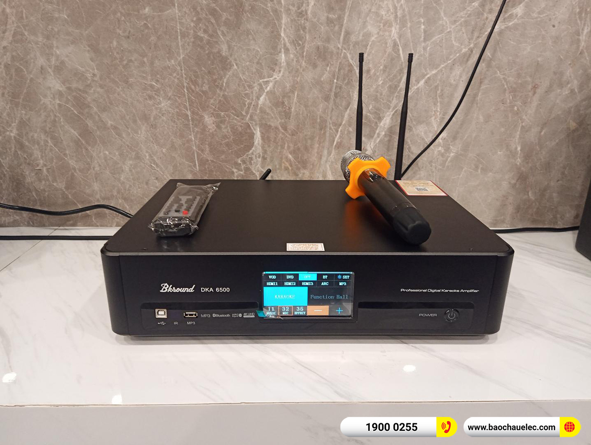 Lắp đặt dàn karaoke Denon hơn 15tr cho anh Đức Anh tại Hà Nội