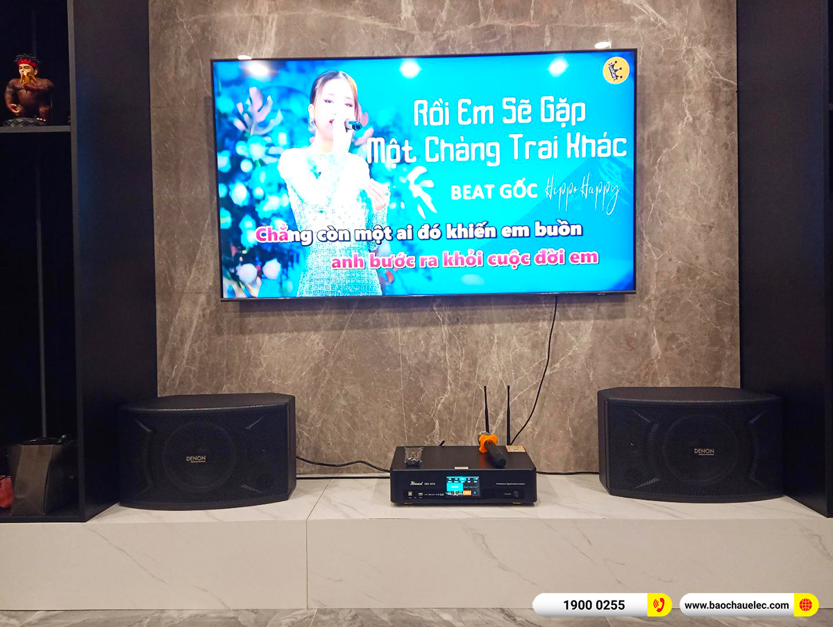 Lắp đặt dàn karaoke Denon hơn 15tr cho anh Đức Anh tại Hà Nội