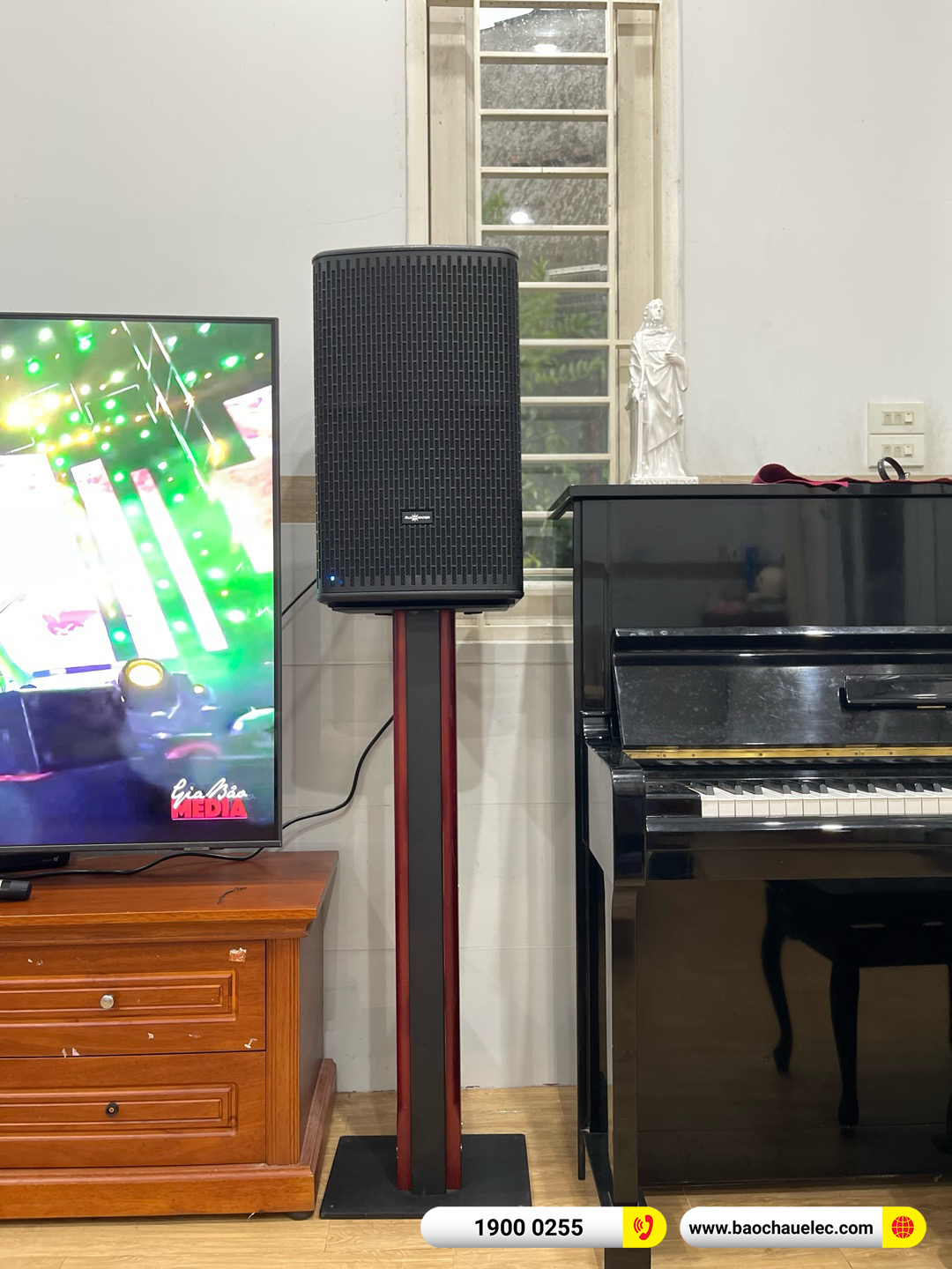 Lắp đặt d&agrave;n karaoke Audiocentet hơn 73tr cho anh Đức tại Đồng Nai 