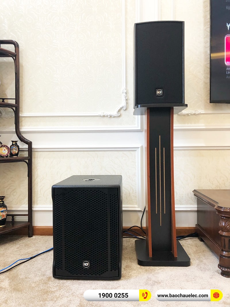 Lắp đặt d&agrave;n karaoke RCF hơn 142tr cho anh Đức tại H&agrave; Nam (RCF C3110-126, IPS 2.5K, JBL VX8, 702AS II, VM300,&hellip;)