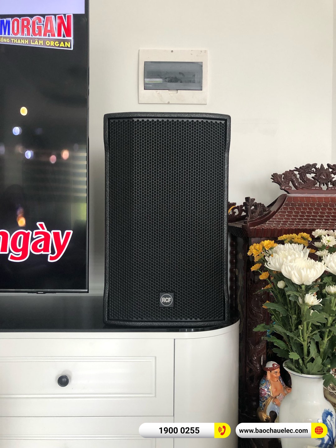 Lắp đặt d&agrave;n karaoke RCF gần 102tr cho anh Đức tại H&agrave; Nội